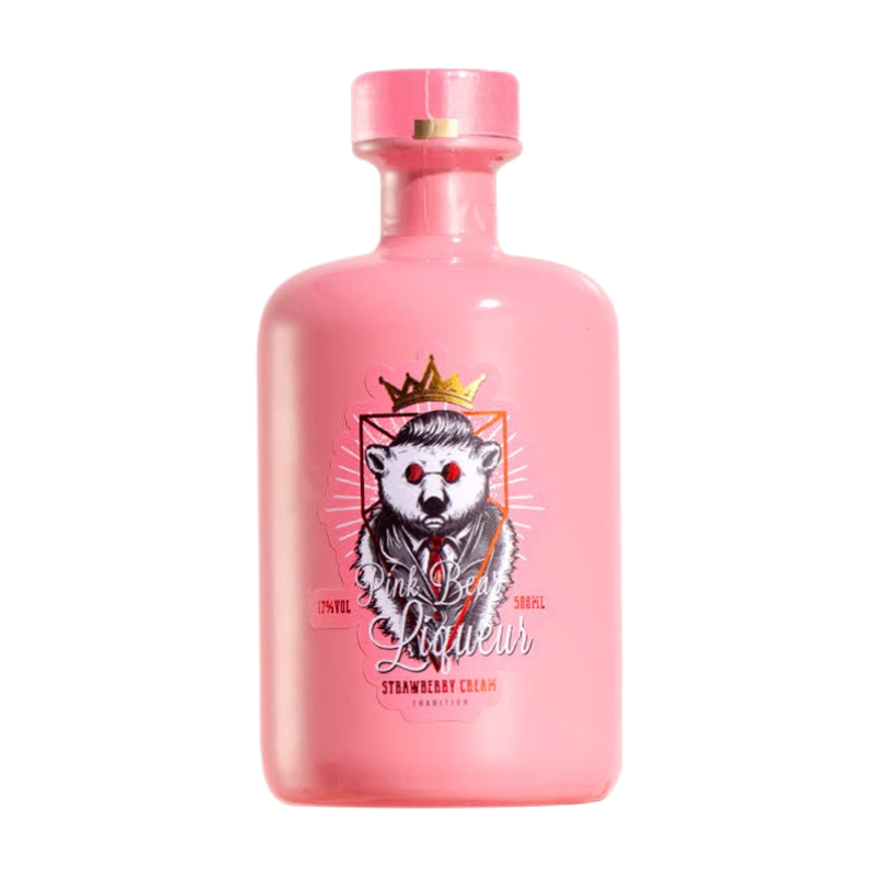 粉红熊 草莓奶油味力娇酒