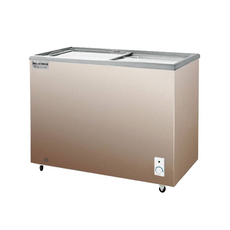 美菱 钢化玻璃面板冷柜