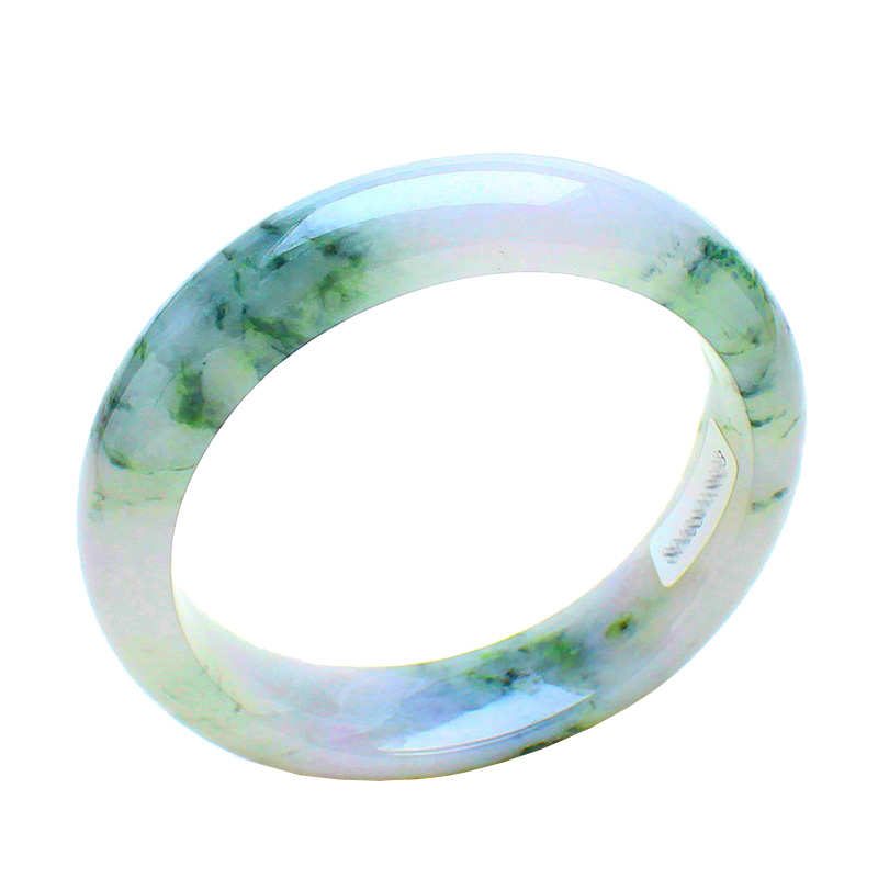 皇家天选 绿色飘花 翡翠手镯