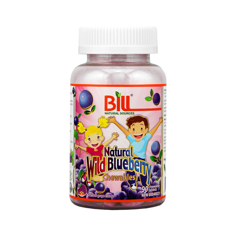 康加美 儿童 蓝莓咀嚼片