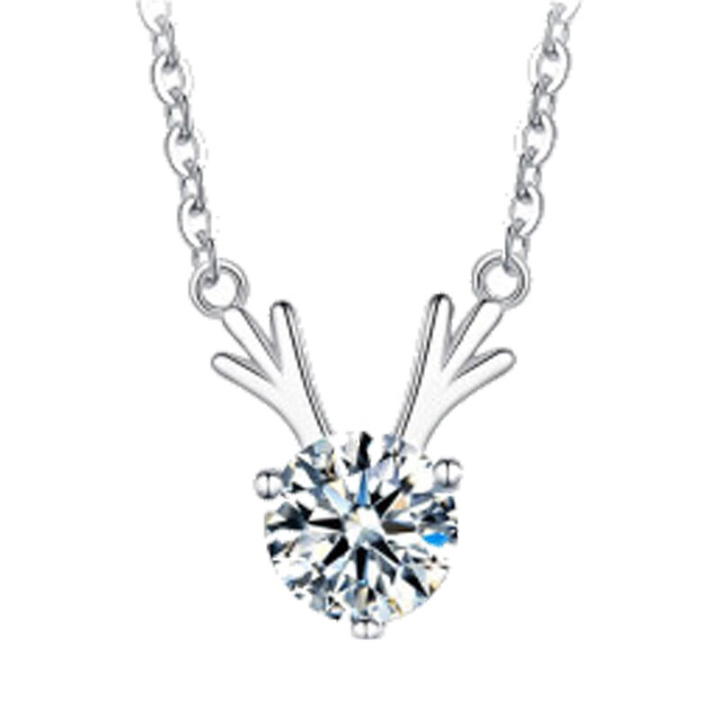 T400 莫桑钻石项链