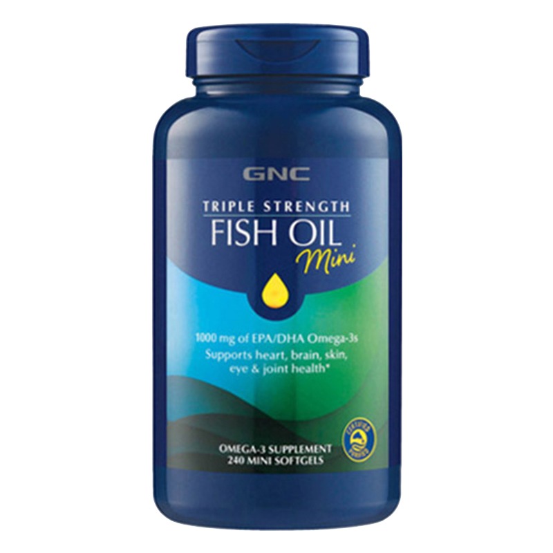 GNC 三倍浓缩 深海鱼油胶囊