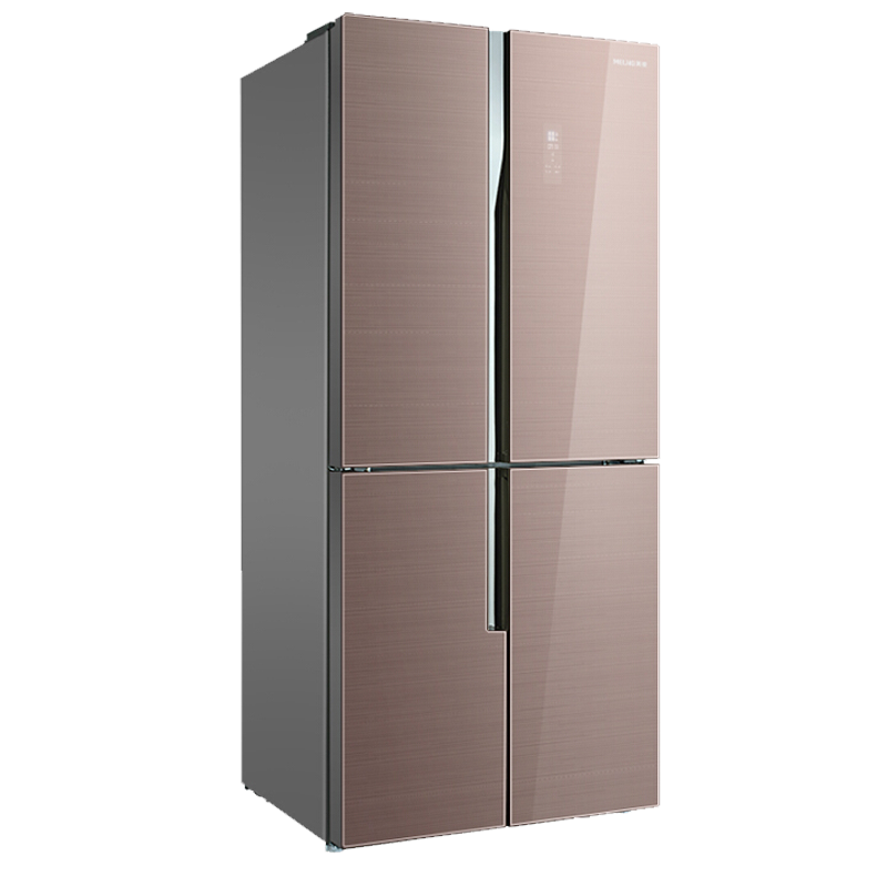 美菱 彩晶玻璃面板冰箱