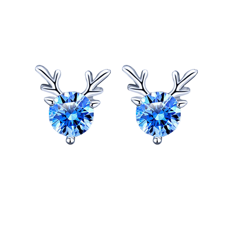 唯一 鹿角 耳饰