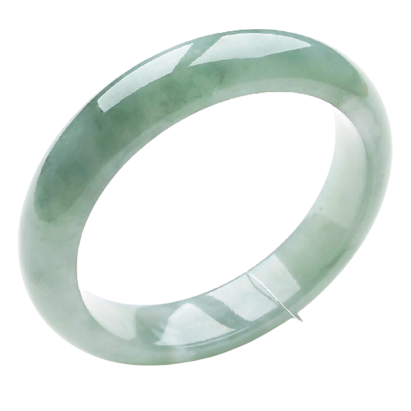 玉乡情 润泽圆环翡翠手镯