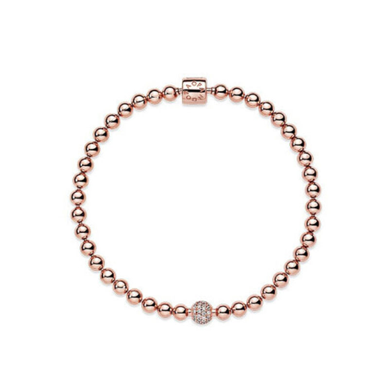 潘多拉 玫瑰串珠 手链