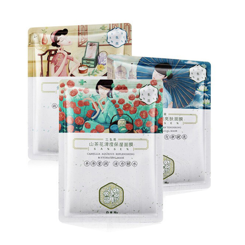 百雀羚三生花锁水面膜