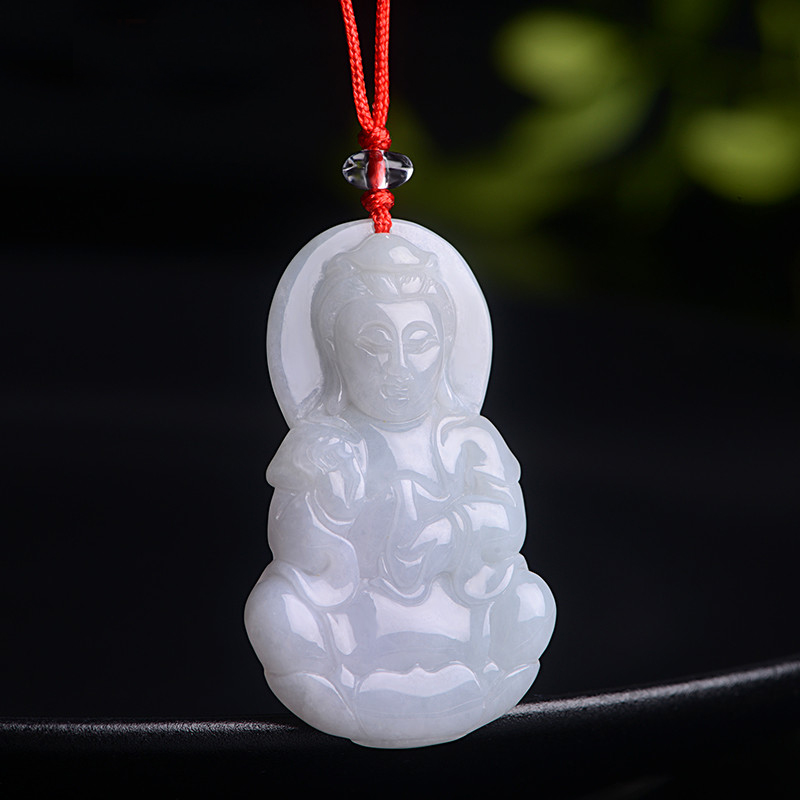 石头记 红绳翡翠吊坠