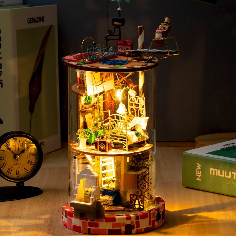 若来亚克力罩拼图玩具