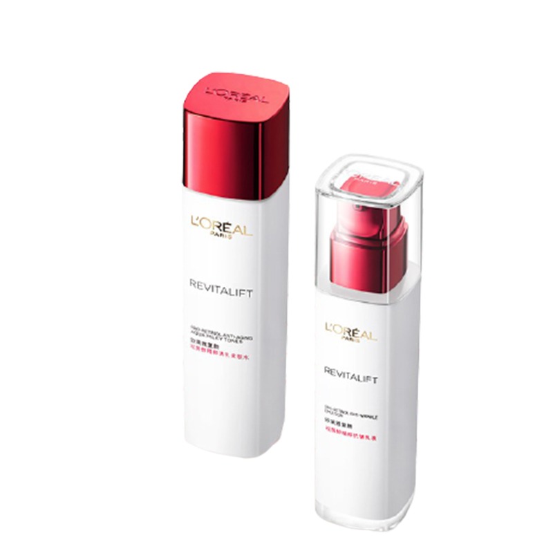 欧莱雅视黄醇精粹水乳套装