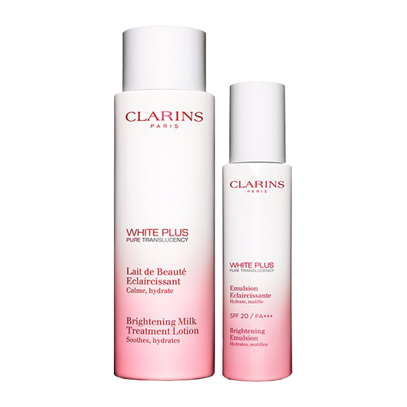 娇韵诗 清透焕白水乳护肤套装