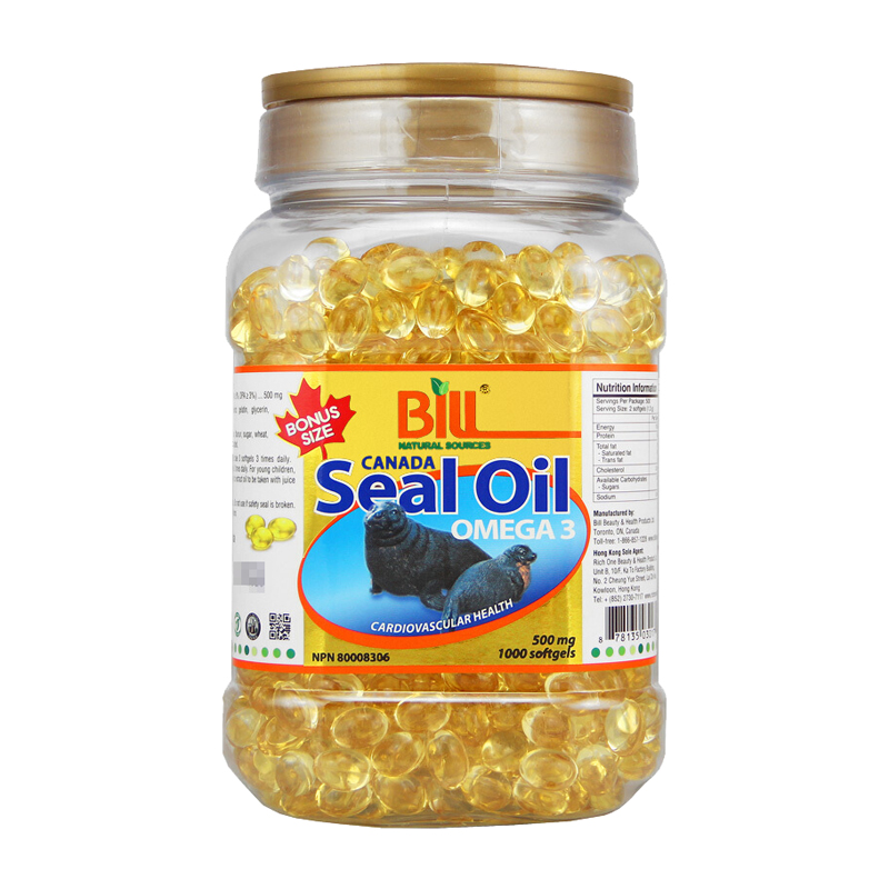 康加美北美海豹油软胶囊