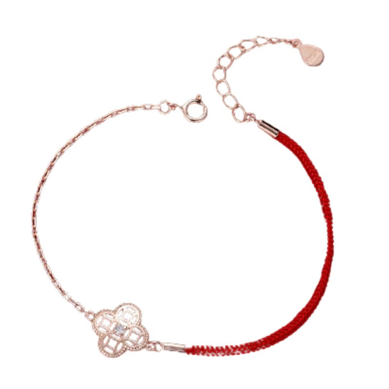 简丹中国风四叶草手链