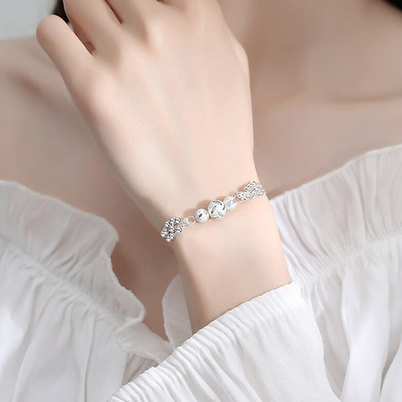 银千惠双层转运珠手链