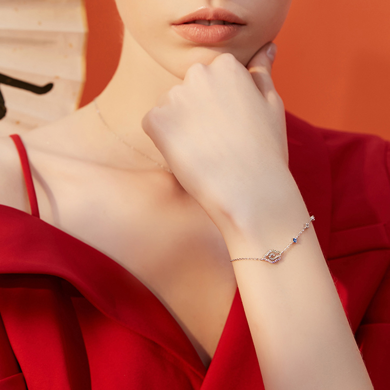 卡蒂罗 彩色水晶镶嵌手链