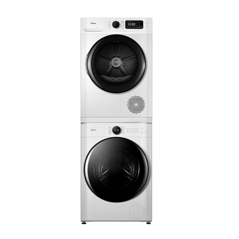 美的 热泵低温柔烘洗烘套装