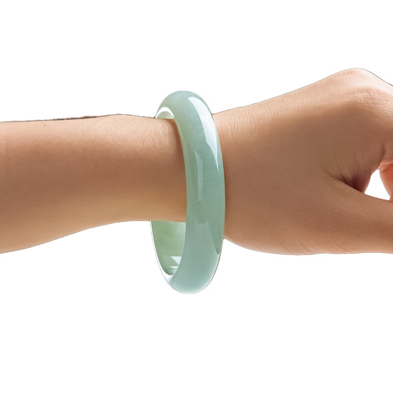 碧玉尊冰糯种翡翠手镯