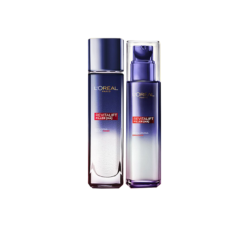 欧莱雅 复颜玻尿酸水乳套装