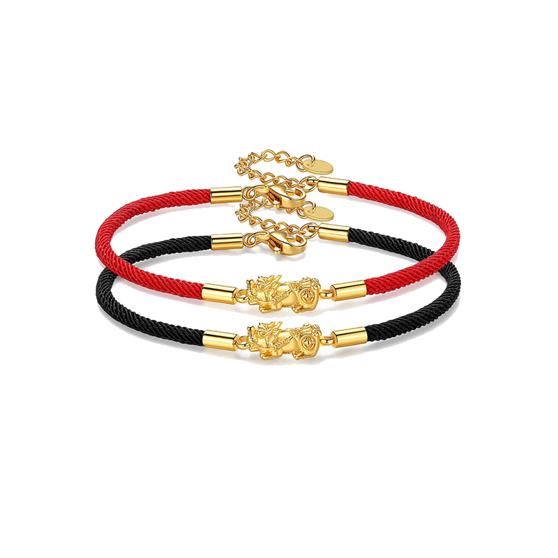 意罗 金貔貅 手链