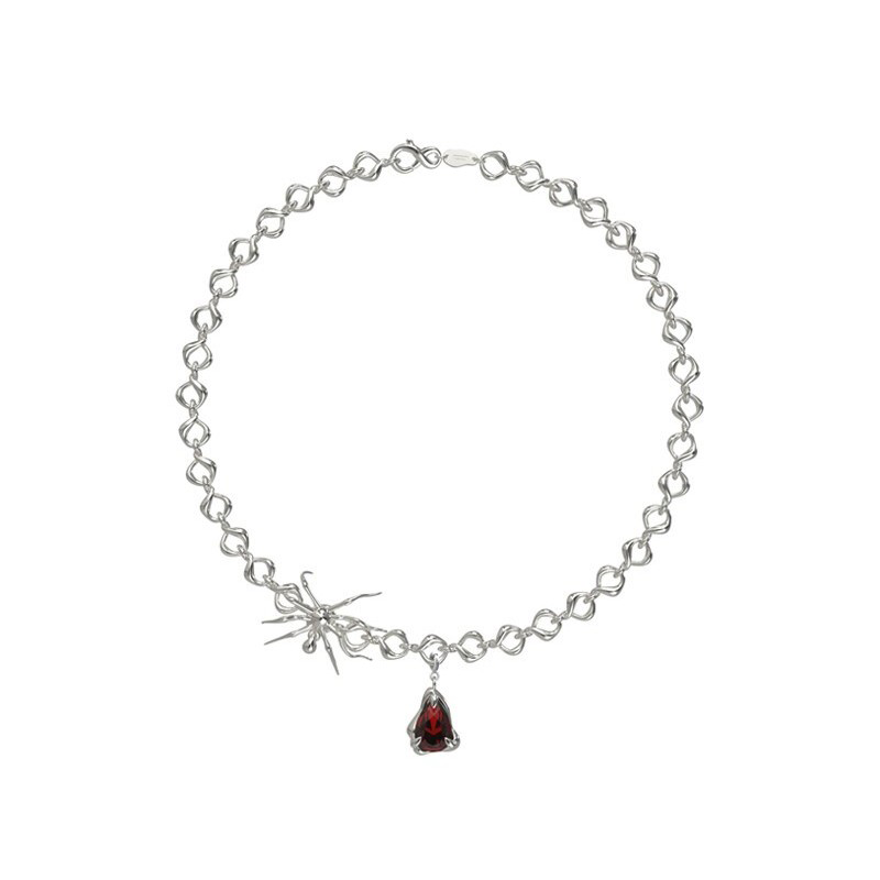 KVK 蜘蛛血滴 项链