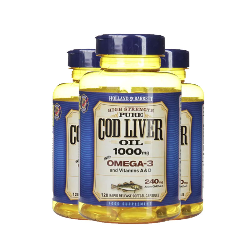 荷柏瑞 天然 鳕鱼肝油软胶囊