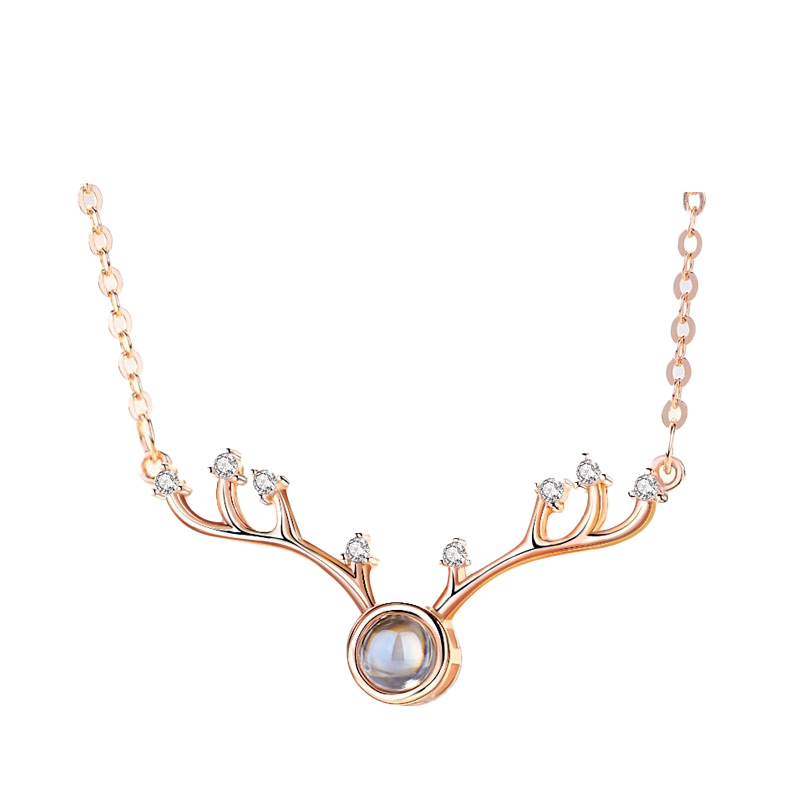 银千惠一路鹿有你项链