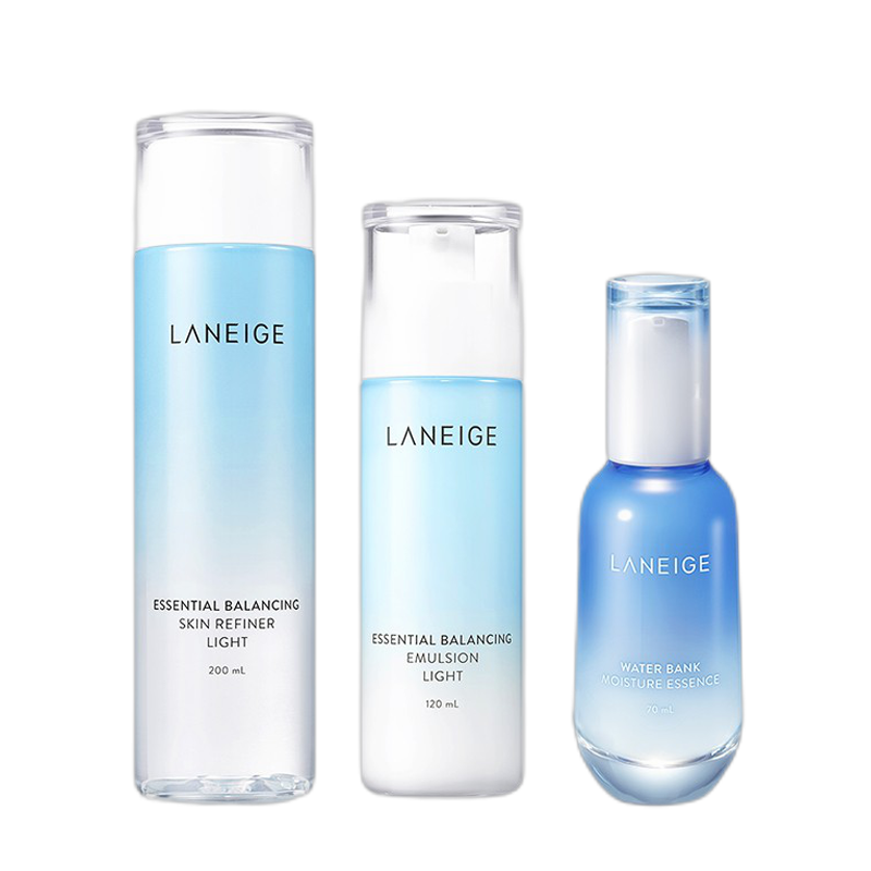 兰芝 水衡清盈水乳精华护肤套装