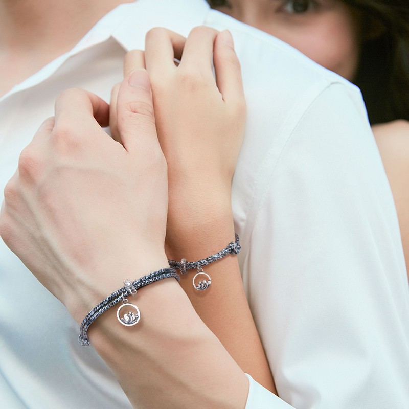 AOEDEJ 多层加厚情侣手链