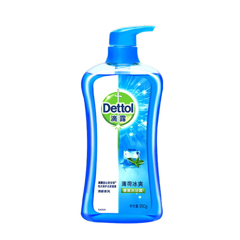 滴露 薄荷冰爽沐浴露
