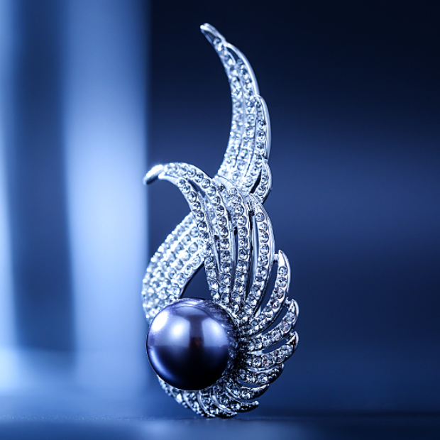 唐后 仿珍珠胸针