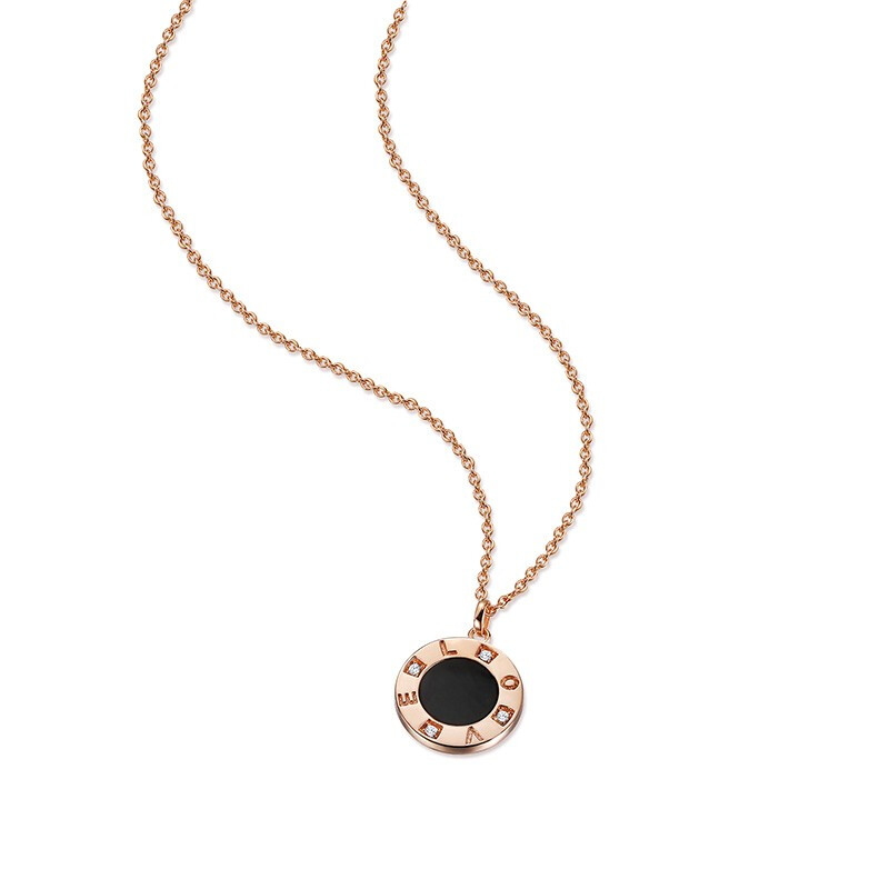 AFFINER 圆盘玛瑙项链