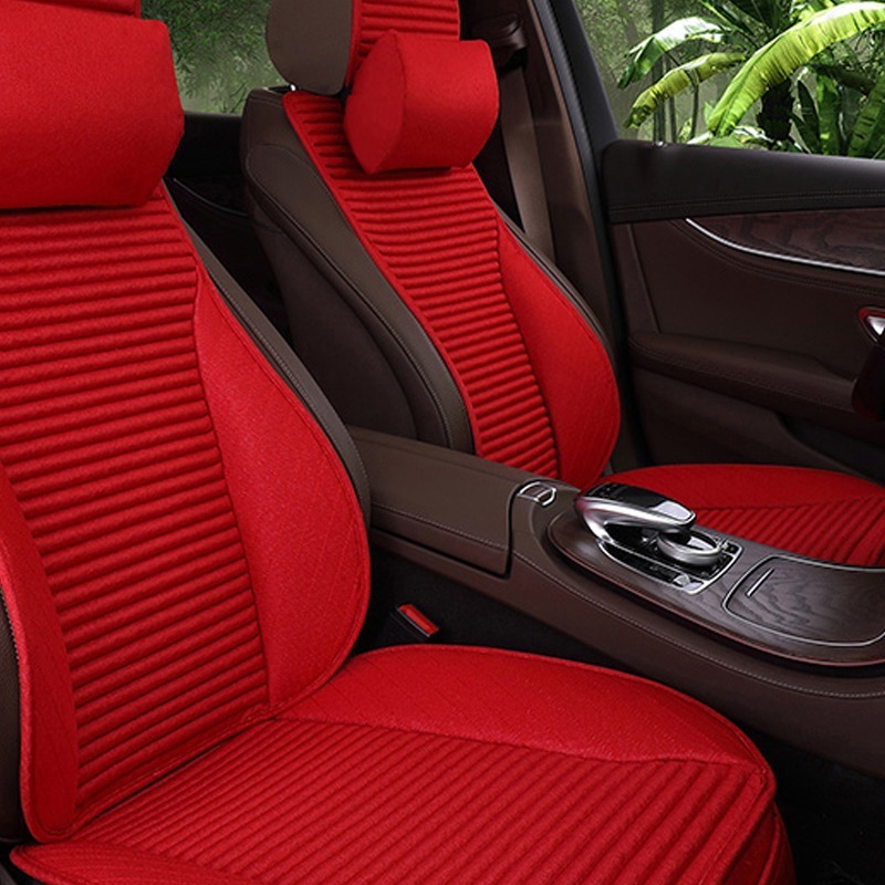 杺和瑞 红色调 汽车座垫