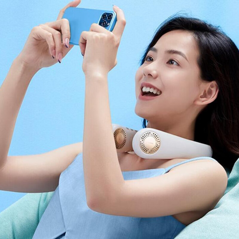 图拉斯长久续航挂脖电风扇