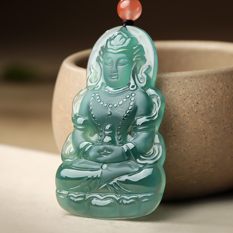 印象眸 观音翡翠吊坠