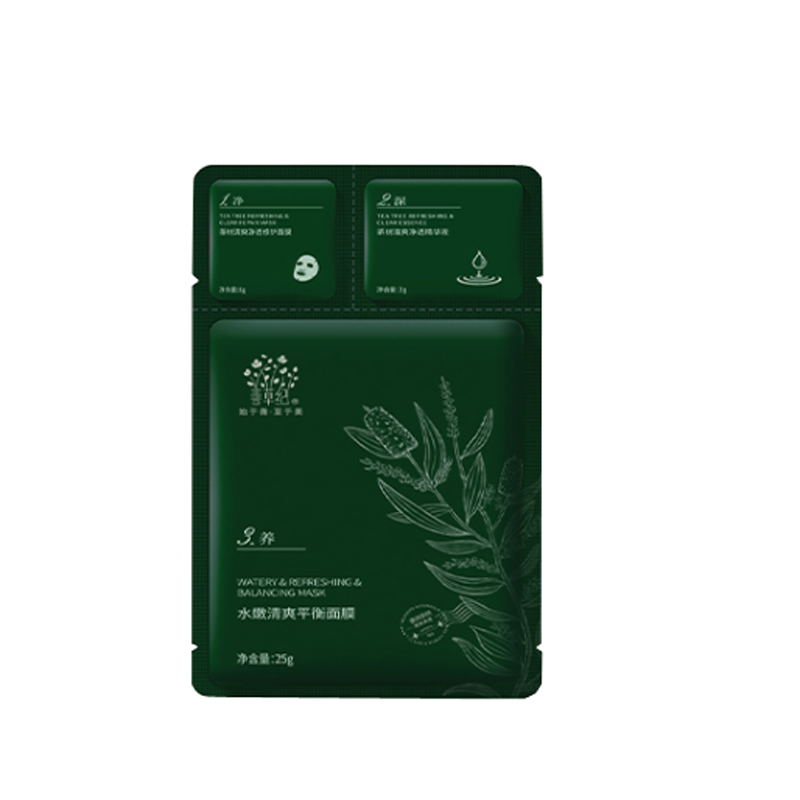 善草纪 水嫩清爽面膜