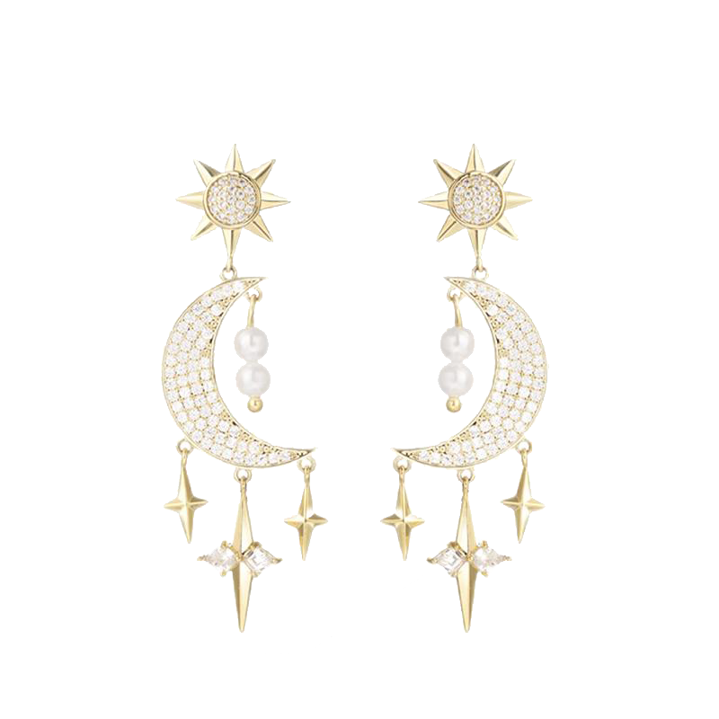 SPECIAL星月造型耳环
