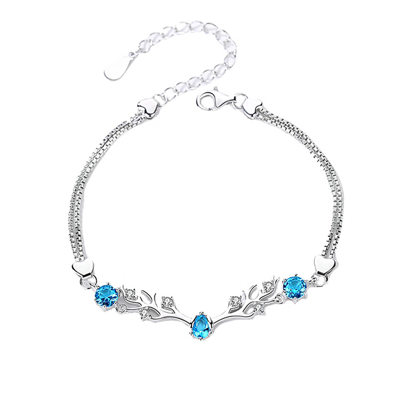 JALLOO一路有你银手链