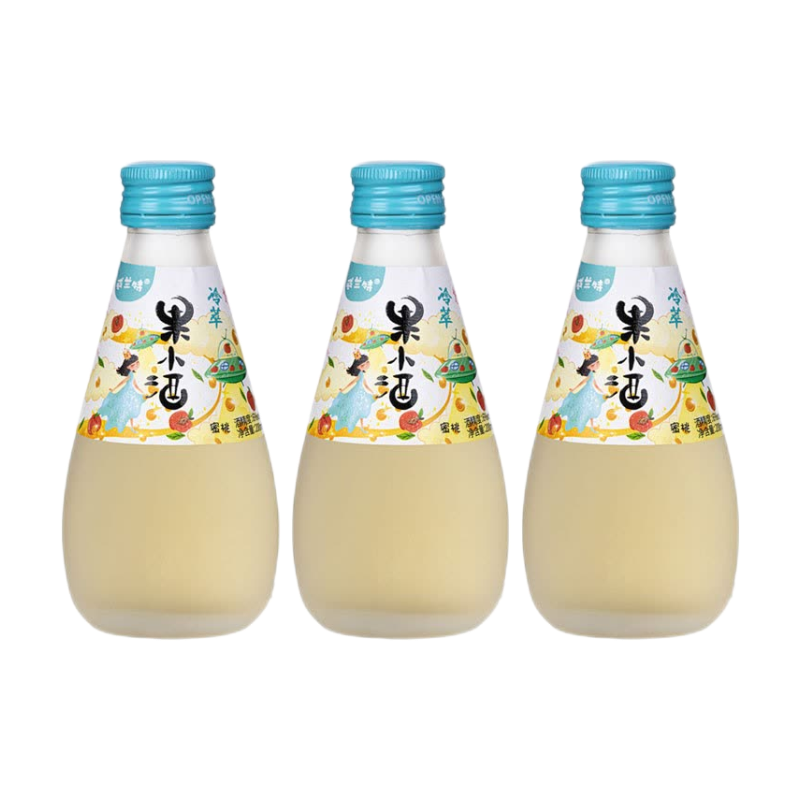 威兰特果小酒 纯发酵蜜桃味果酒