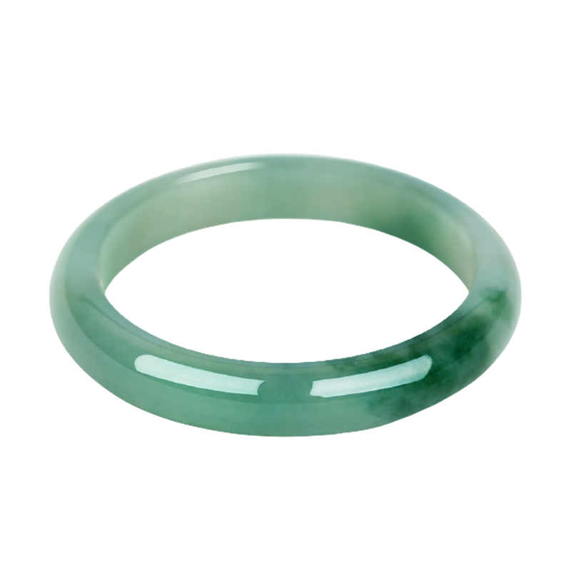 艾选潮品 冰种油青 翡翠手镯