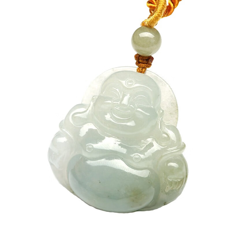 七彩云南 翡翠佛公玉坠