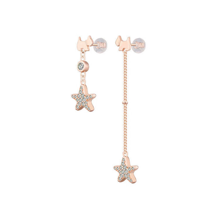 瑷嘉莎 小狗星星两戴耳钉