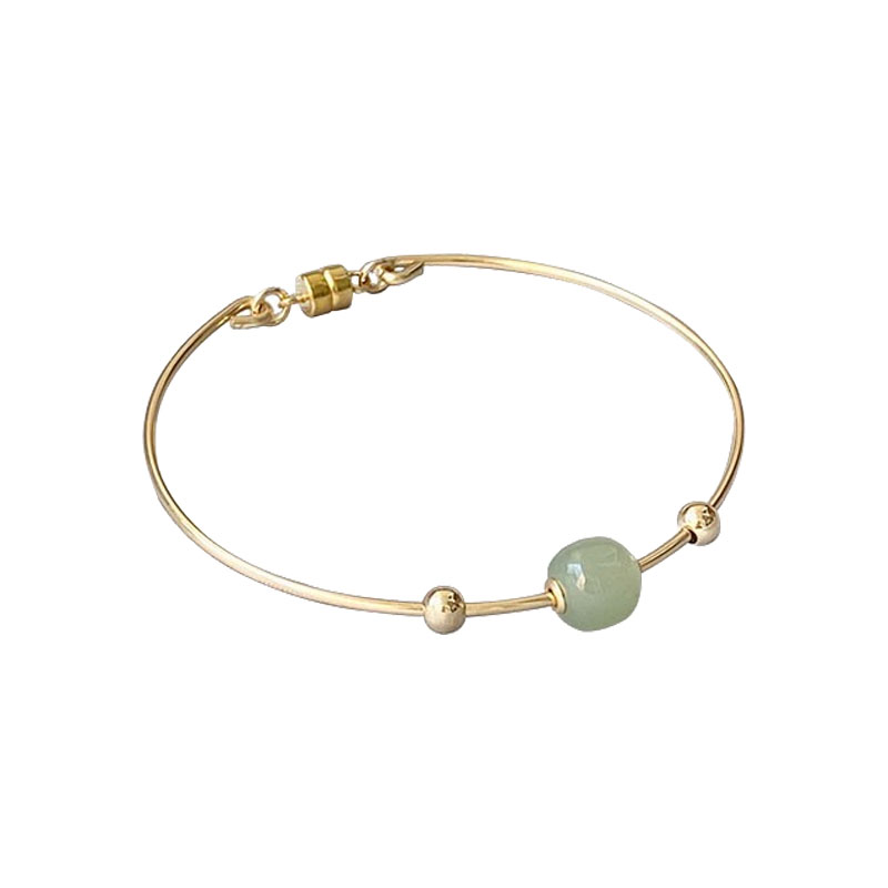 晓色 和田玉珠腕饰