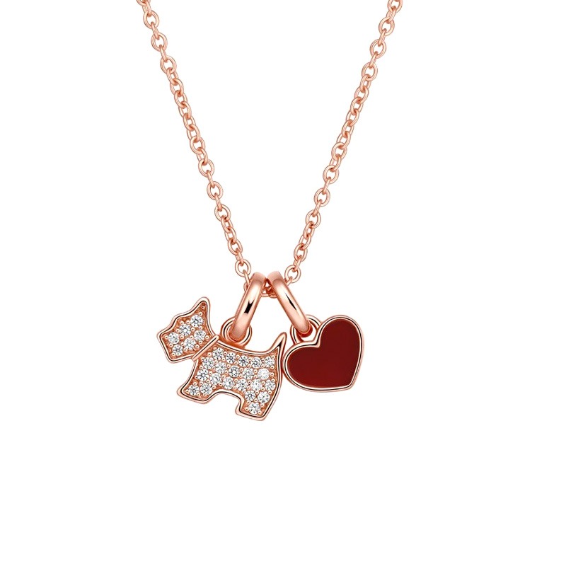 AGATHA 时尚玫瑰金 项链