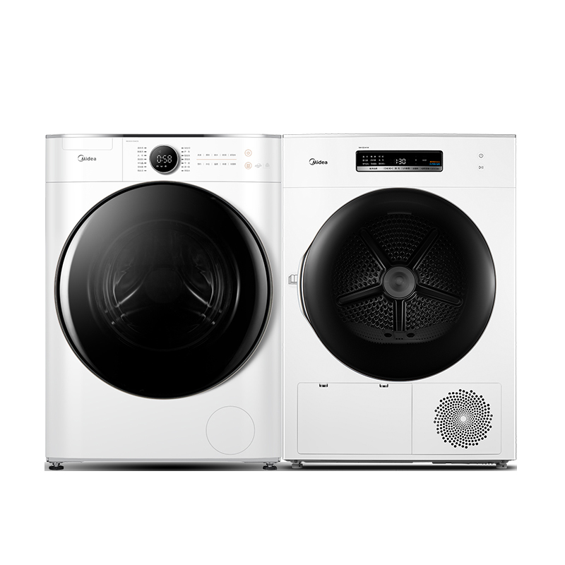 美的直驱变频洗烘套装