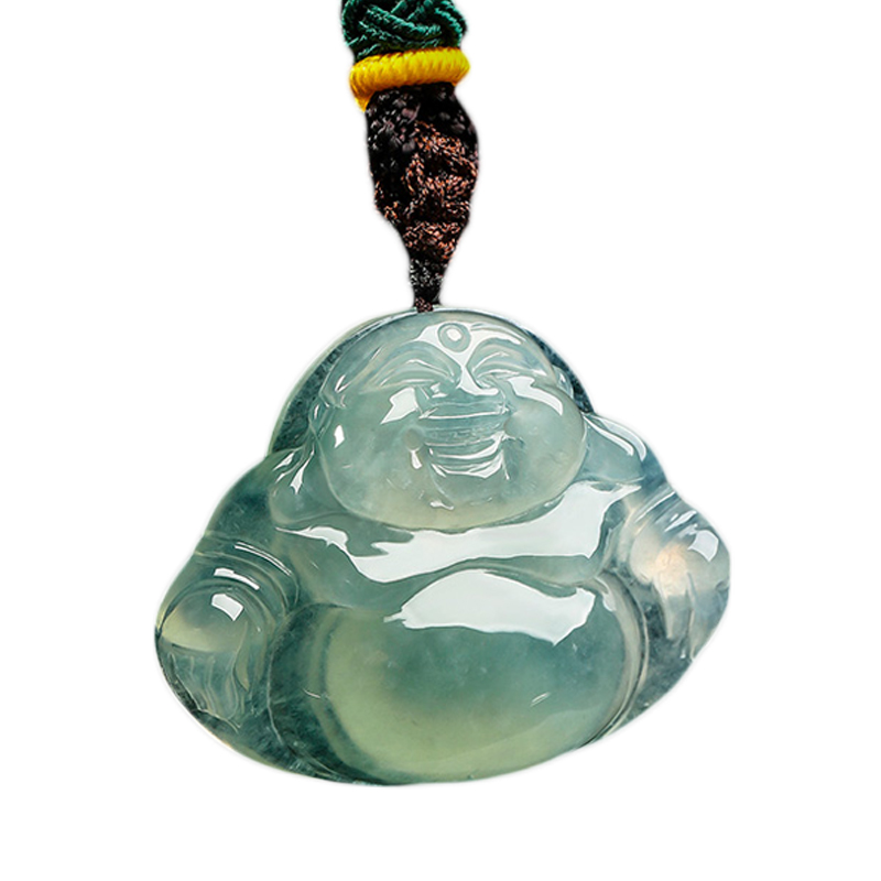 周大生 佛公翡翠吊坠