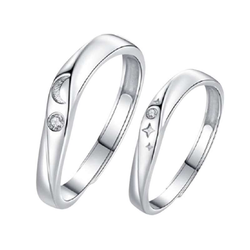 卡诗诺 轻奢珠宝活口浪戒指