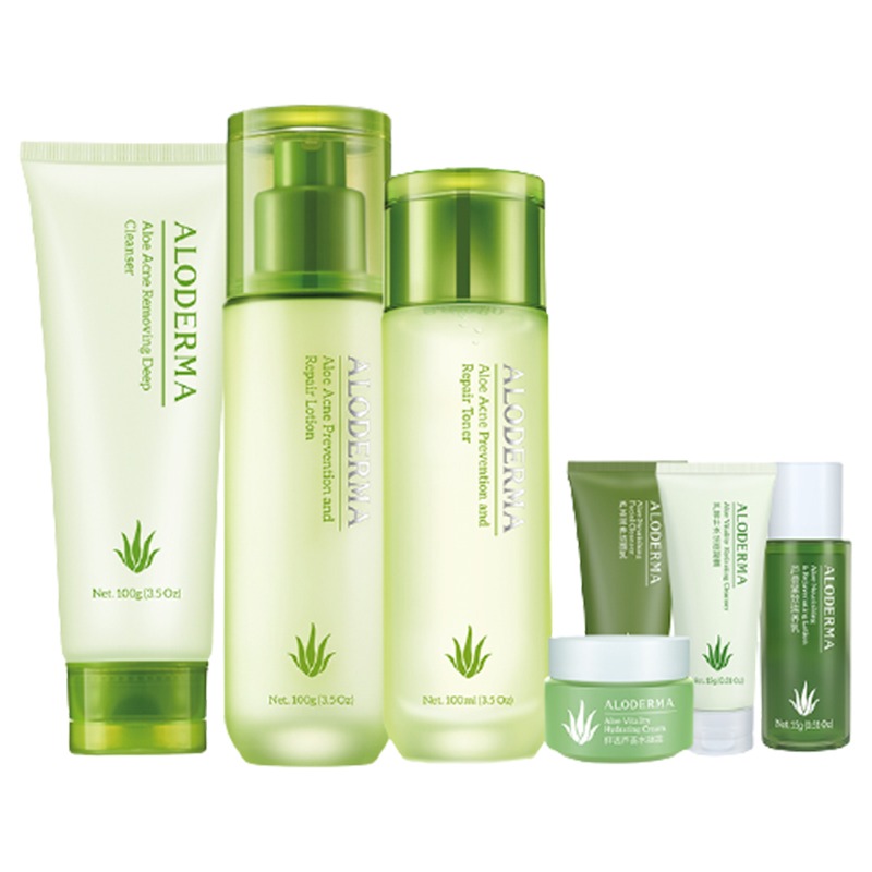 瑷露德玛 芦荟控油 祛痘套装