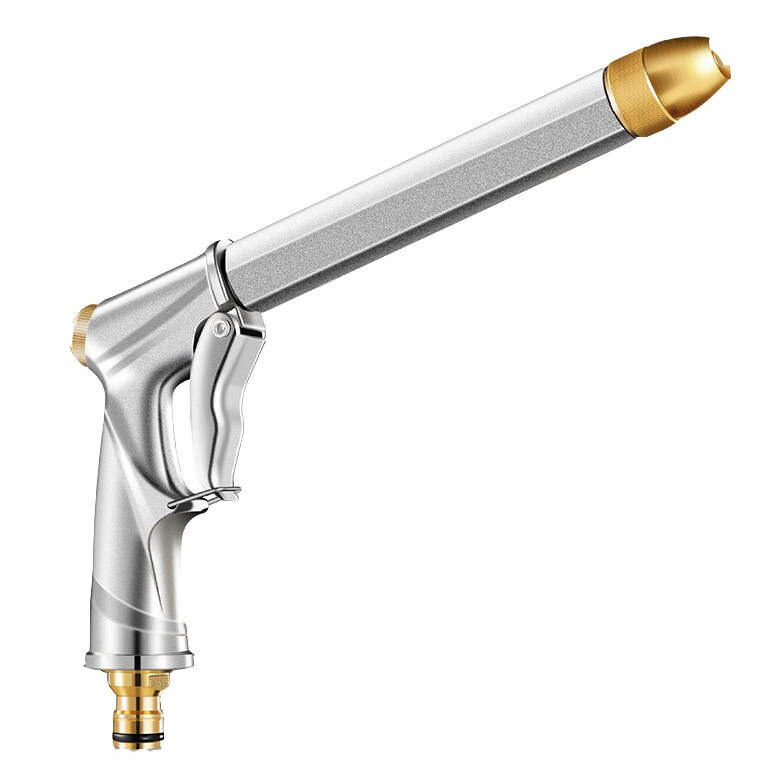 铂耐 弹簧伸缩水管洗车水枪