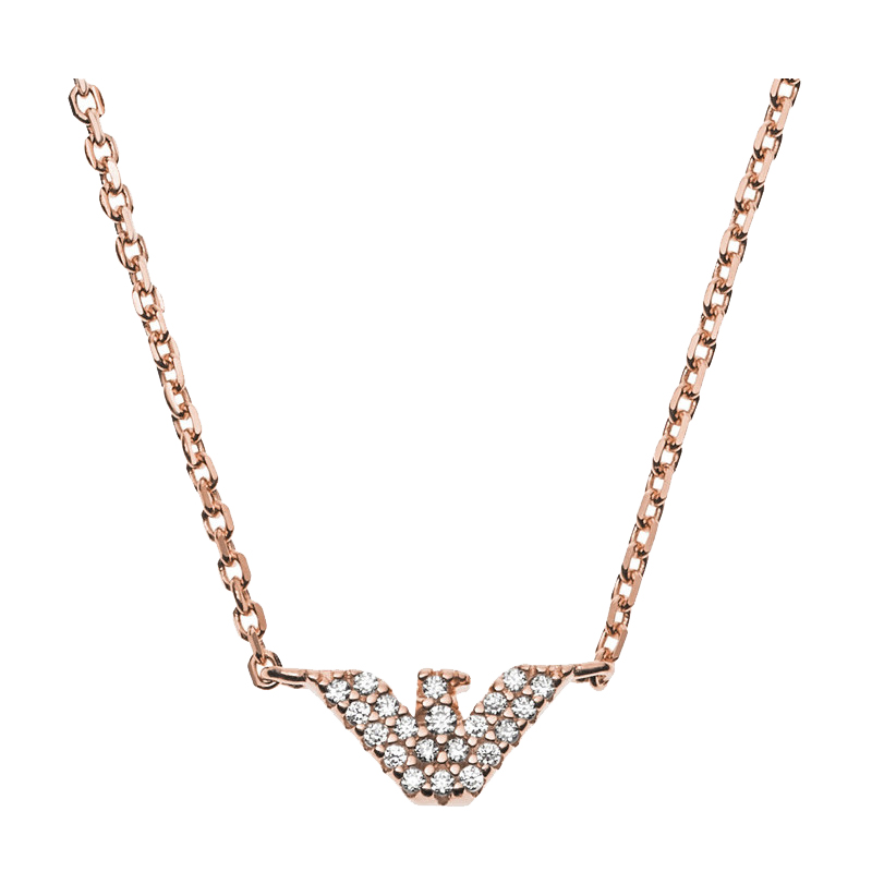 阿玛尼镶钻钻石项链