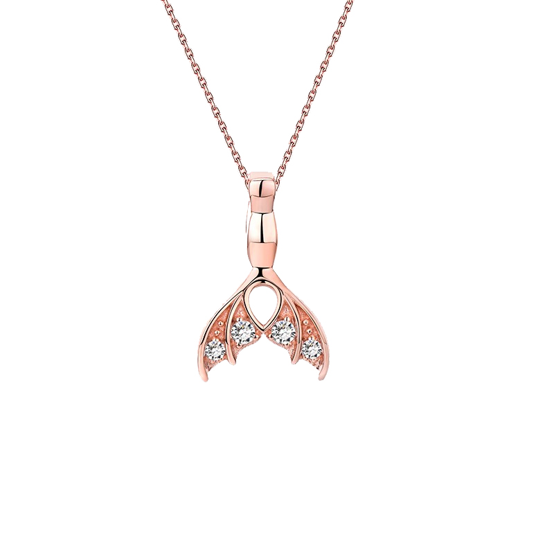 Mymiss 银镀玫瑰金项链